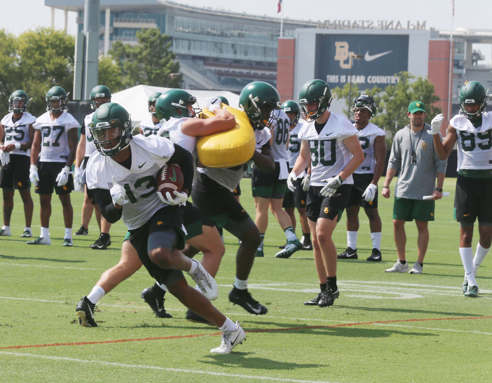 Bu football first day